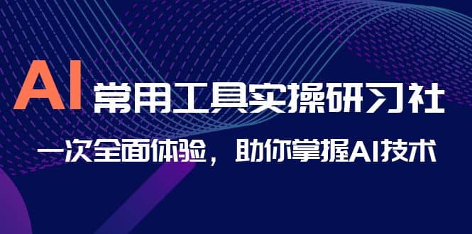 AI-常用工具实操研习社，一次全面体验，助你掌握AI技术-鬼谷创业网