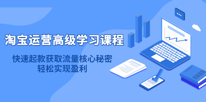 淘宝运营高级学习课程：快速获取流量核心秘密，轻松实现盈利！-鬼谷创业网