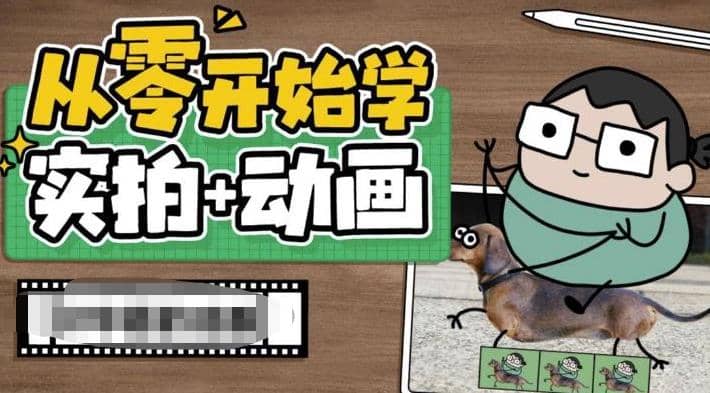 从零开始学实拍加动画，实拍加动画创意教程（49节视频课）-鬼谷创业网