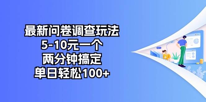 最新问卷调查玩法，5-10元一个，两分钟搞定，单日轻松100+-鬼谷创业网