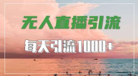 抖音快手视频号全平台通用，无人直播引流法，超暴力引流1000+高质量精准创业粉【揭秘】-鬼谷创业网