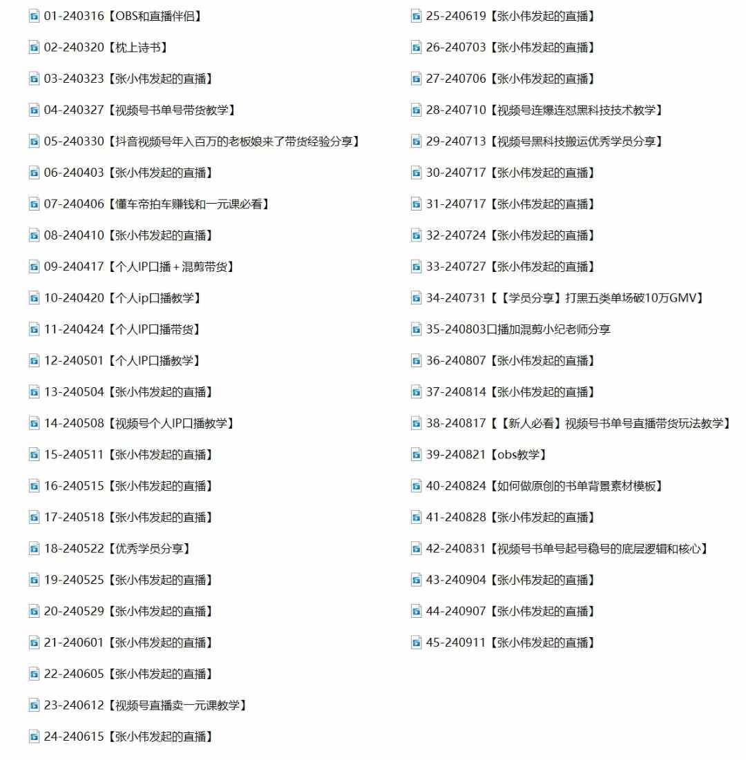 （12612期）2024视频号最新带货实战课：无人直播/书单号卖货/个人IP口播 (附资料素材)-鬼谷创业网